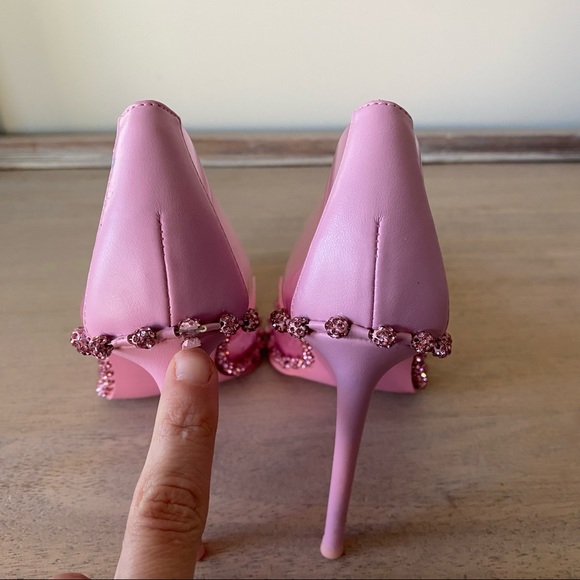 Steve Madden Vyper Dusty Pink Pointy Toe Shoes Size 6 - Picture 8 of 10